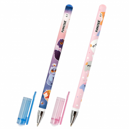 Ручка шариковая Funster, Fat Cats, корпус ассорти, стержень синий Ручка шариковая Funster, Fat Cats, корпус ассорти, стержень синий