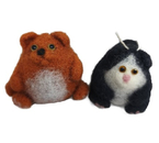 Сувенир из шерсти «Котошарик с лапками» (Ковтун И.В.), 5,5×4,5×5 см, ассорти