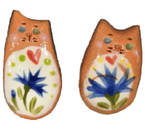 Брошь «Котик» (Ярохнович Ю.С.), 3,5×2 см, керамика, глазурь, ассорти Брошь «Котик» (Ярохнович Ю.С.), 3,5×2 см, керамика, глазурь, ассорти