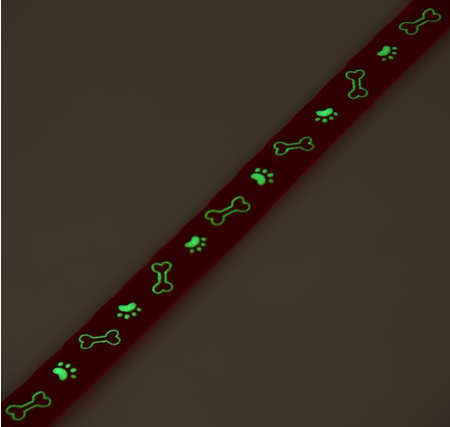 Ошейник для кошек светящийся, с бубенчиком и подвесом «Пижон», 30*1 см, «Лапка», красный