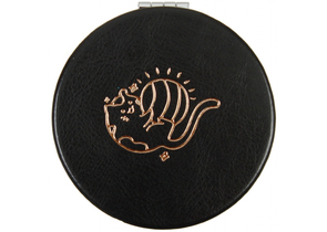 Зеркальце карманное складное Meshu, 70×70 мм, Play Cat