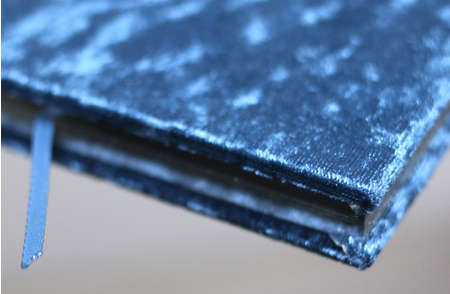 Ежедневник недатированный Lorex Velvet А6 (В6), 125*175 мм, 192 л., синий