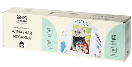 Набор для творчества «Алмазная мозаика» на холсте, 40*50 см, «Друзья»