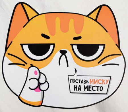 Коврик пластиковый под миску Sima-Land, «Поставь миску на место», 32*27 см