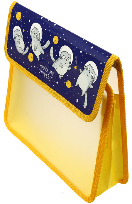 Папка для тетрадей 2 отделения ArtSpace, 230*210 мм, Cosmo Cats