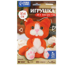 Набор для творчества «Игрушка из шерсти», «Рыжий котёнок», 7+ Набор для творчества «Игрушка из шерсти», «Рыжий котёнок», 7+