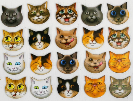 Игра настольная «Мемо» Sima-Land, «Коты», 20 карточек, 3+