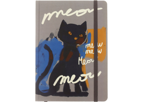 Ежедневник недатированный BG (А5), 150×210 мм, 128 л., Meow-Meow