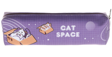 Пенал мягкий прямоугольный Meshu, 200*55*40 мм, Space Cat Пенал мягкий прямоугольный Meshu, 200*55*40 мм, Space Cat