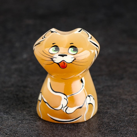 Сувенир селенитовый «Котик Мирон», 5*4*3 см