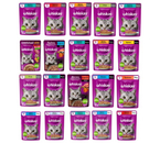 Корм влажный Whiskas (для взрослых кошек), 75 г, ассорти