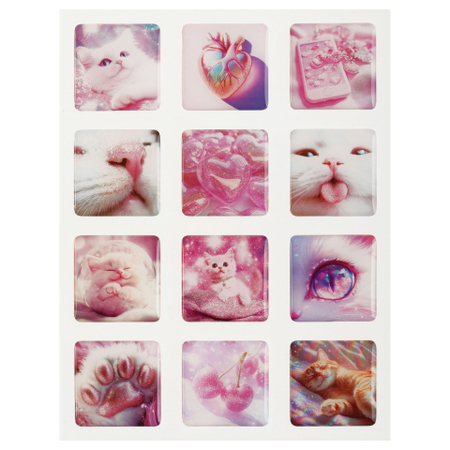 Наклейки гелевые на телефон Meshu, 12 шт., 10,5*14 см, Sweet Sugar Наклейки гелевые на телефон Meshu, 12 шт., 10,5*14 см, Sweet Sugar