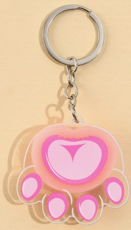 Брелок-антистресс акриловый Sima-Land, 4,6*7 см, «Лапка»