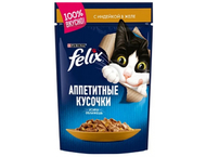 Корм влажный Purina Felix «Аппетитные кусочки» (для взрослых кошек) Корм влажный Purina Felix «Аппетитные кусочки» (для взрослых кошек)