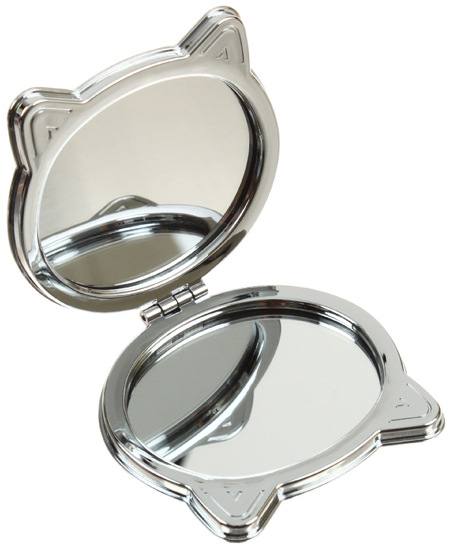 Зеркальце карманное складное Meshu, 75*60 мм, Lovely