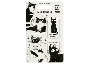 Закладки магнитные для книг Meshu, 4 шт., Meme Cat Закладки магнитные для книг Meshu, 4 шт., Meme Cat