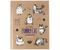 Тетрадь общая А5, 120 л. на кольцах ArtSpace «Рисунки», 170*215 мм, клетка, Funny Cats