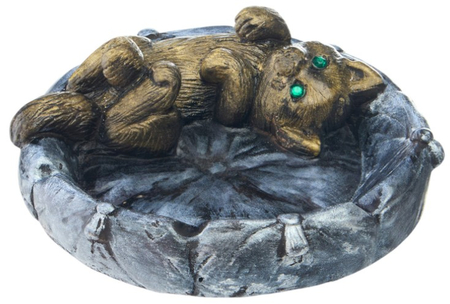 Пепельница гипсовая «Кот», 12 см