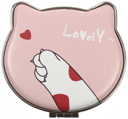 Зеркальце карманное складное Meshu, 75*60 мм, Lovely