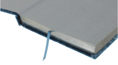 Ежедневник недатированный Lorex Velvet А6 (В6), 125*175 мм, 192 л., синий