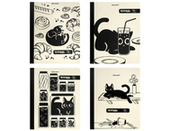 Тетрадь общая А5, 96 л. сшивка Brauberg «Кот-Непоседа» Тетрадь общая А5, 96 л. сшивка Brauberg «Кот-Непоседа»