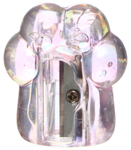 Точилка пластиковая Meshu Crystal Paw, 1 отверстие, ассорти Точилка пластиковая Meshu Crystal Paw, 1 отверстие, ассорти