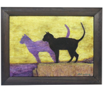 Картина «Кот» №2605 (Джонс А.С.), 17×24 см, холст, масло