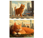Альбом для рисования А4 «Гигантские кошки», 203×286 мм, 48 л., ассорти