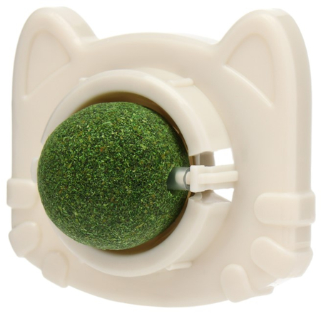 Игрушка с кошачьей мятой Sima-Land, «Кот», 6,8 см, белая