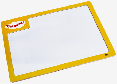 Игрушка деревянная «Три Кота» (доска магнитная с цифрами), 30*22,5 см, 3+