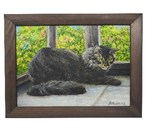 Картина «Кот» №2606 (Джонс А.С.), 17×24 см, холст, масло