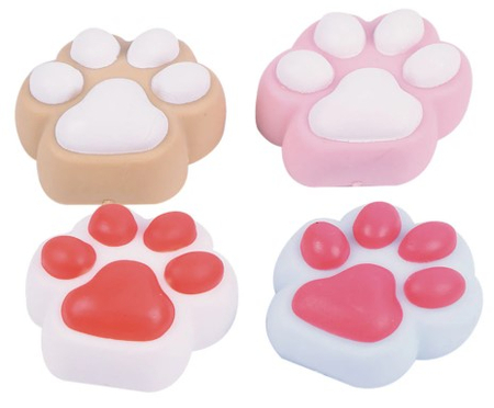 Игрушка-антистресс Jolly Jot, 6*6 см, «Кошачья лапка», ассорти Игрушка-антистресс Jolly Jot, 6*6 см, «Кошачья лапка», ассорти