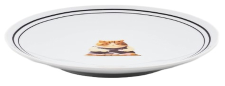 Тарелка керамическая «Котик», диаметр 20 см