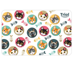 Коврик под миску Triol, 430×280 мм, «Котята»