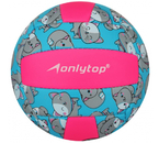 Мяч волейбольный OnlyTop, «Кошечка», диаметр 14 см (18 панелей, р. 2) Мяч волейбольный OnlyTop, «Кошечка», диаметр 14 см (18 панелей, р. 2)