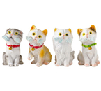 Набор фигурок полистоун «Котятки с рыбьими скелетами», 4 шт.