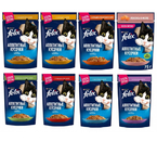 Корм влажный Purina Felix «Аппетитные кусочки» (для взрослых кошек), 75 г, ассорти