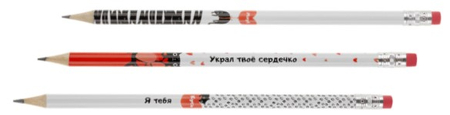 Карандаш чернографитный Meshu, твердость грифеля ТМ, с ластиком, «Кошачьи грезы», корпус ассорти Карандаш чернографитный Meshu, твердость грифеля ТМ, с ластиком, «Кошачьи грезы», корпус ассорти