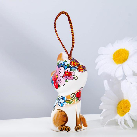 Сувенирный колокольчик Sima-Land, высота 6 см, «Котёнок. Любовь», ассорти