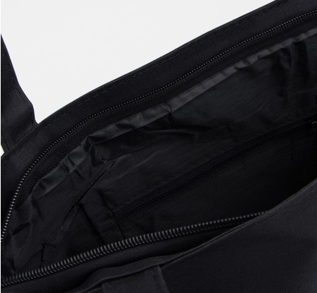 Шопер (сумка) Sima-Land (текстиль), 320*420*90 мм, «Гуляющая кошка» (на молнии, с подкладкой)