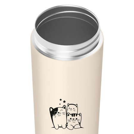 Термокружка Joylux Classic, 380 мл, бежевая