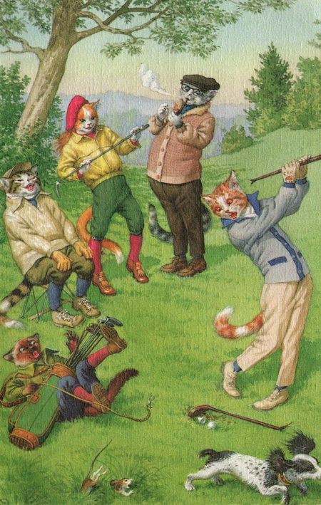 , «Игра в гольф 2» (сломалась клюшка)