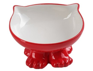 Миска керамическая на подставке-лапках «Киса»