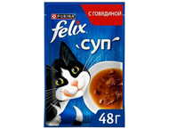 Корм влажный Purina Felix «Суп» (для взрослых кошек)