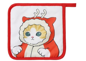 Набор кухонный Sima-Land, «Котик» (подставка 15×15 см, прихватка 17×17 см)