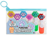 Набор маркеров-текстовыделителей Funster «Лапки» Набор маркеров-текстовыделителей Funster «Лапки»