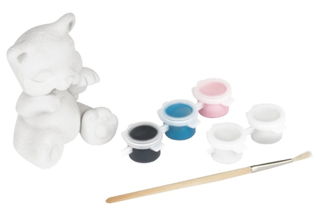 Набор для росписи из гипса «Три совы», высота 8,5 см, «Котенок», 5+ Набор для росписи из гипса «Три совы», высота 8,5 см, «Котенок», 5+