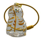 Брелок для шерсти кошачьей на тросе для ключей, рюкзака «Полосатый котик», 2,4×3×4,5 см