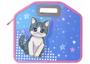 Папка-сумка для тетрадей «Юнландия» Carrier с ручками, 340×300×110 мм, Anime Cat Папка-сумка для тетрадей «Юнландия» Carrier с ручками, 340×300×110 мм, Anime Cat