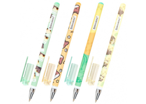 Ручка шариковая Brauberg Cute, «Милые коты», корпус ассорти, стержень синий Ручка шариковая Brauberg Cute, «Милые коты», корпус ассорти, стержень синий